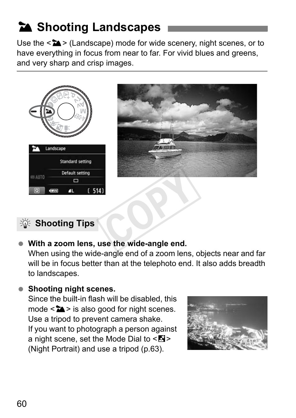 Cop y | Canon EOS Rebel T3i 18-55mm IS II Lens Kit User Manual | Page 60 / 324