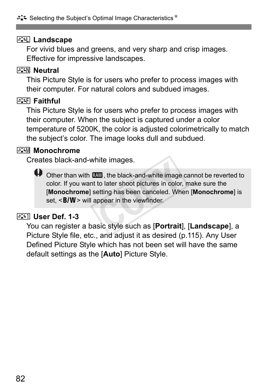 Cop y | Canon EOS Rebel T3i 18-55mm IS II Lens Kit User Manual | Page 82 / 324
