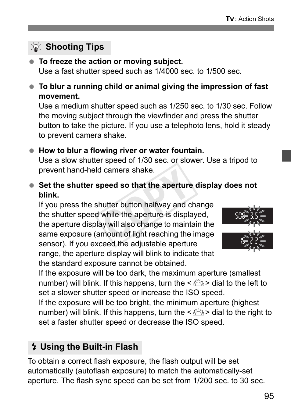 Cop y | Canon EOS Rebel T3i 18-55mm IS II Lens Kit User Manual | Page 95 / 324