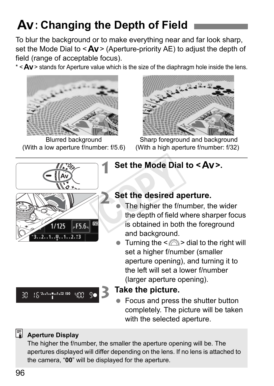 Cop y | Canon EOS Rebel T3i 18-55mm IS II Lens Kit User Manual | Page 96 / 324