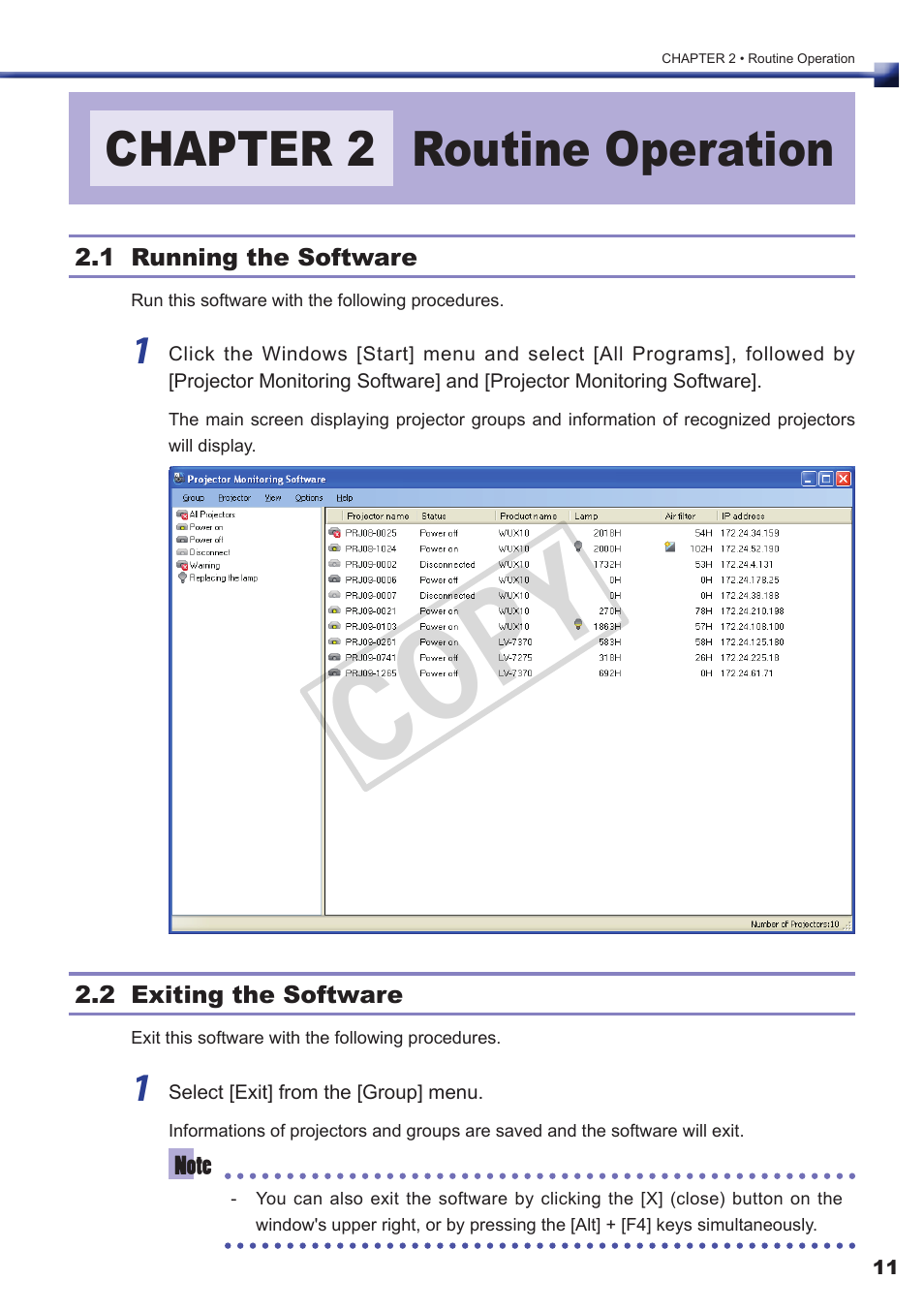Cop y | Canon REALIS SX80 MARK II User Manual | Page 11 / 25