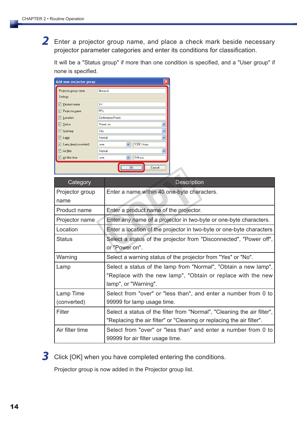 Cop y | Canon REALIS SX80 MARK II User Manual | Page 14 / 25