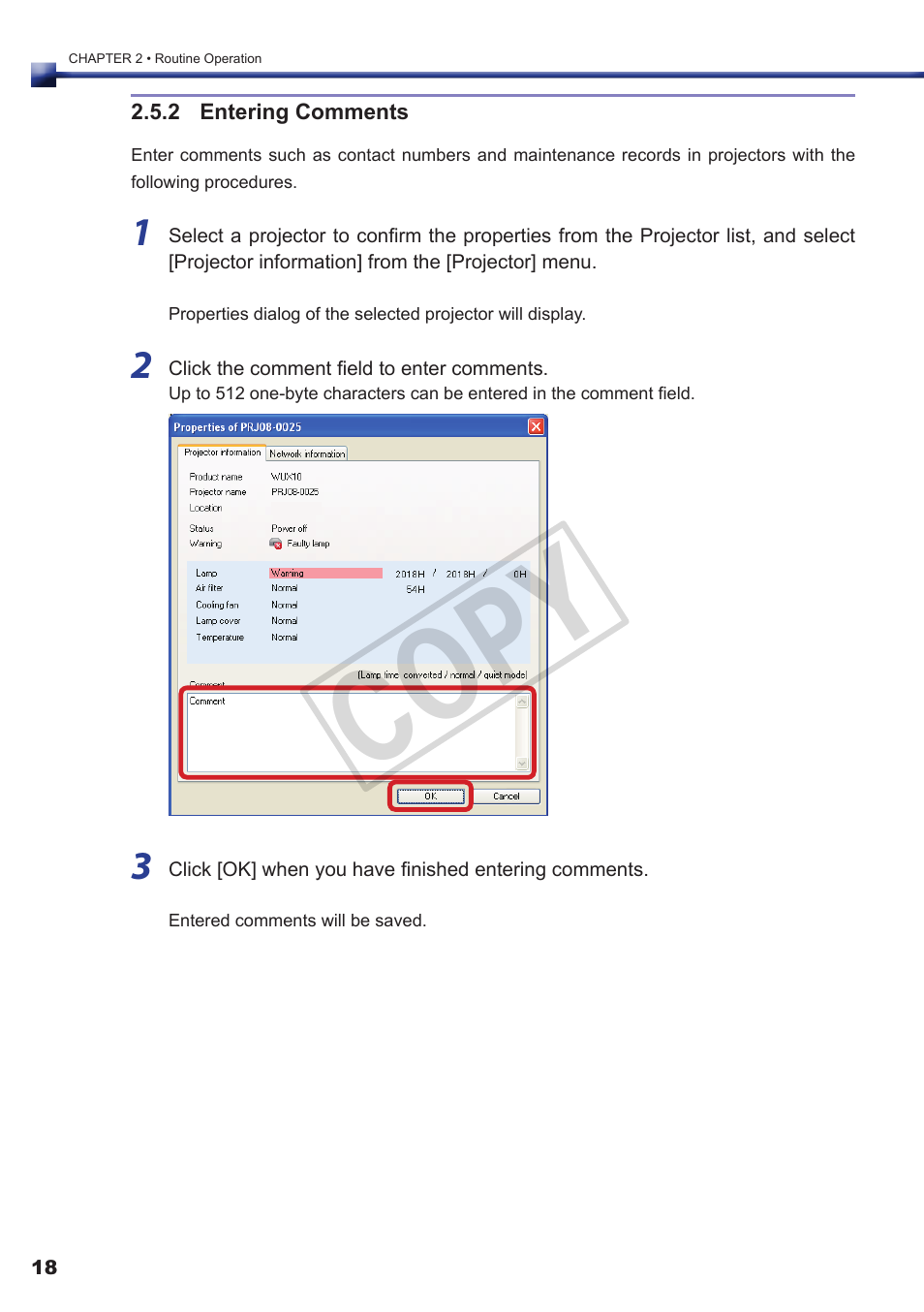 Cop y | Canon REALIS SX80 MARK II User Manual | Page 18 / 25
