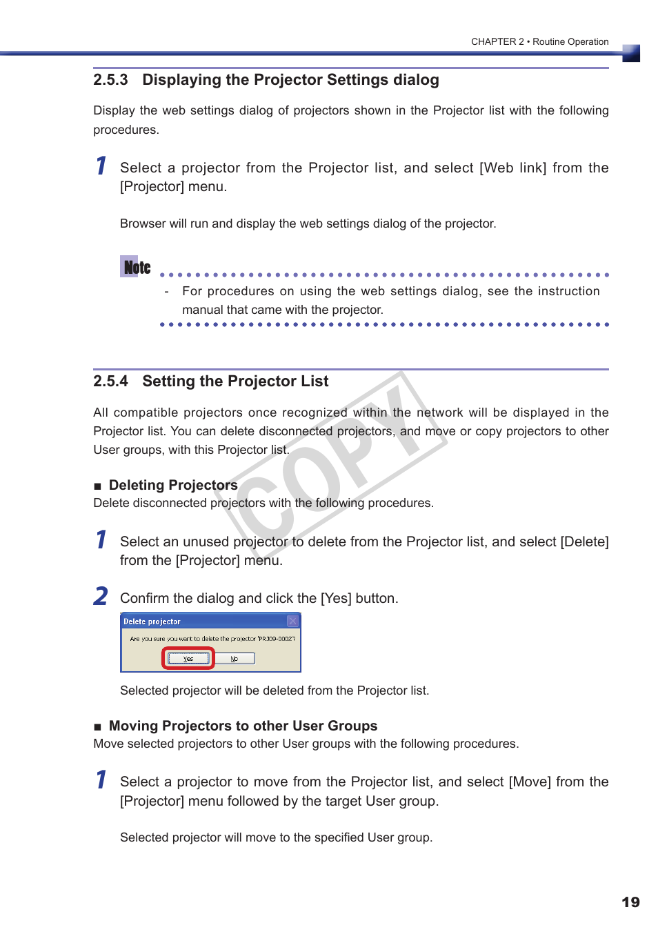 Cop y | Canon REALIS SX80 MARK II User Manual | Page 19 / 25