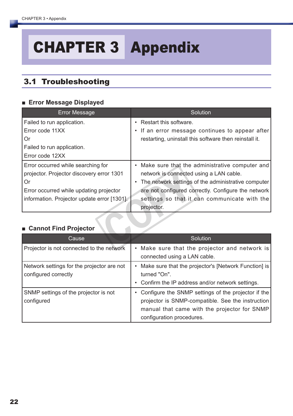 Cop y | Canon REALIS SX80 MARK II User Manual | Page 22 / 25