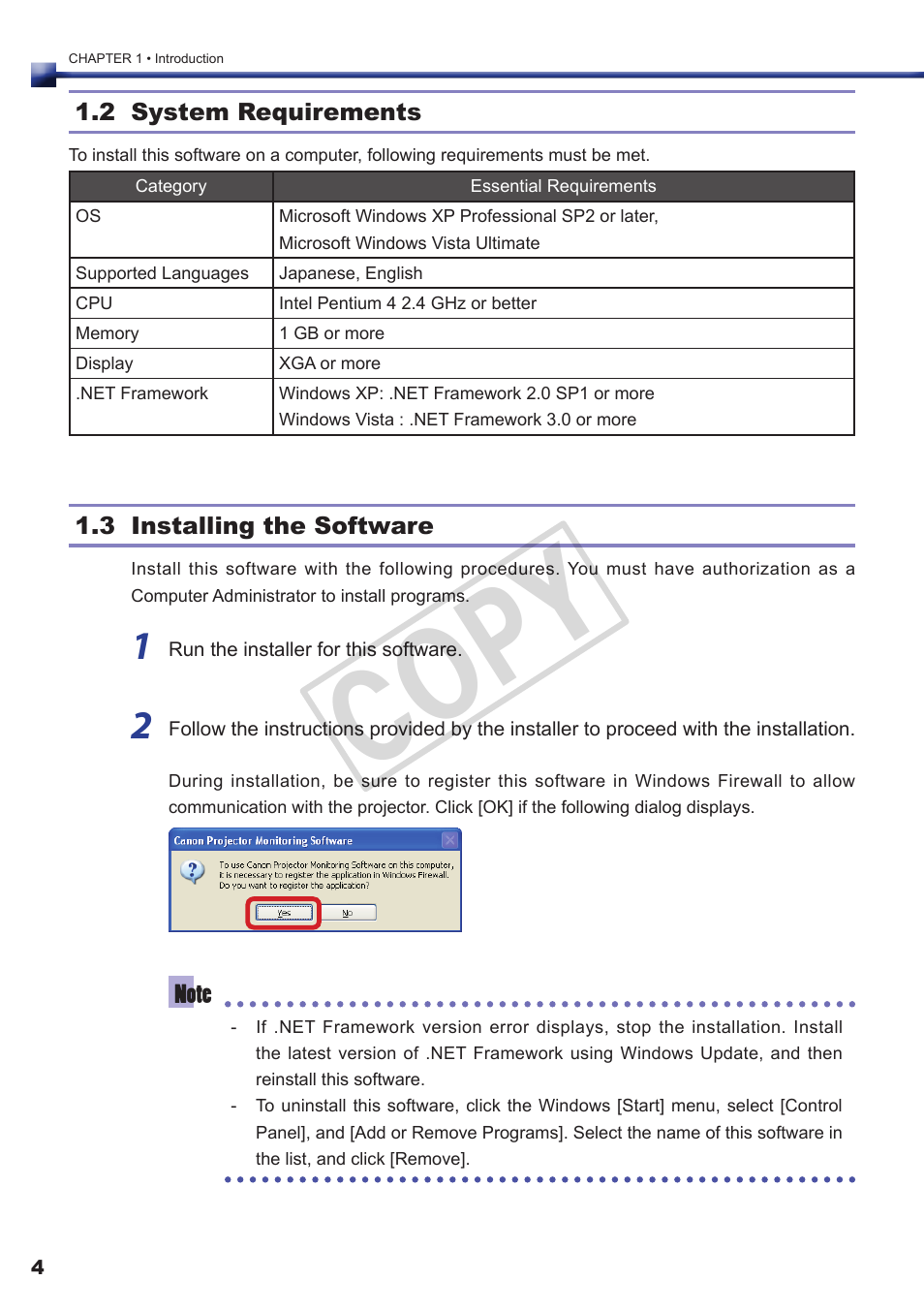 Cop y | Canon REALIS SX80 MARK II User Manual | Page 4 / 25