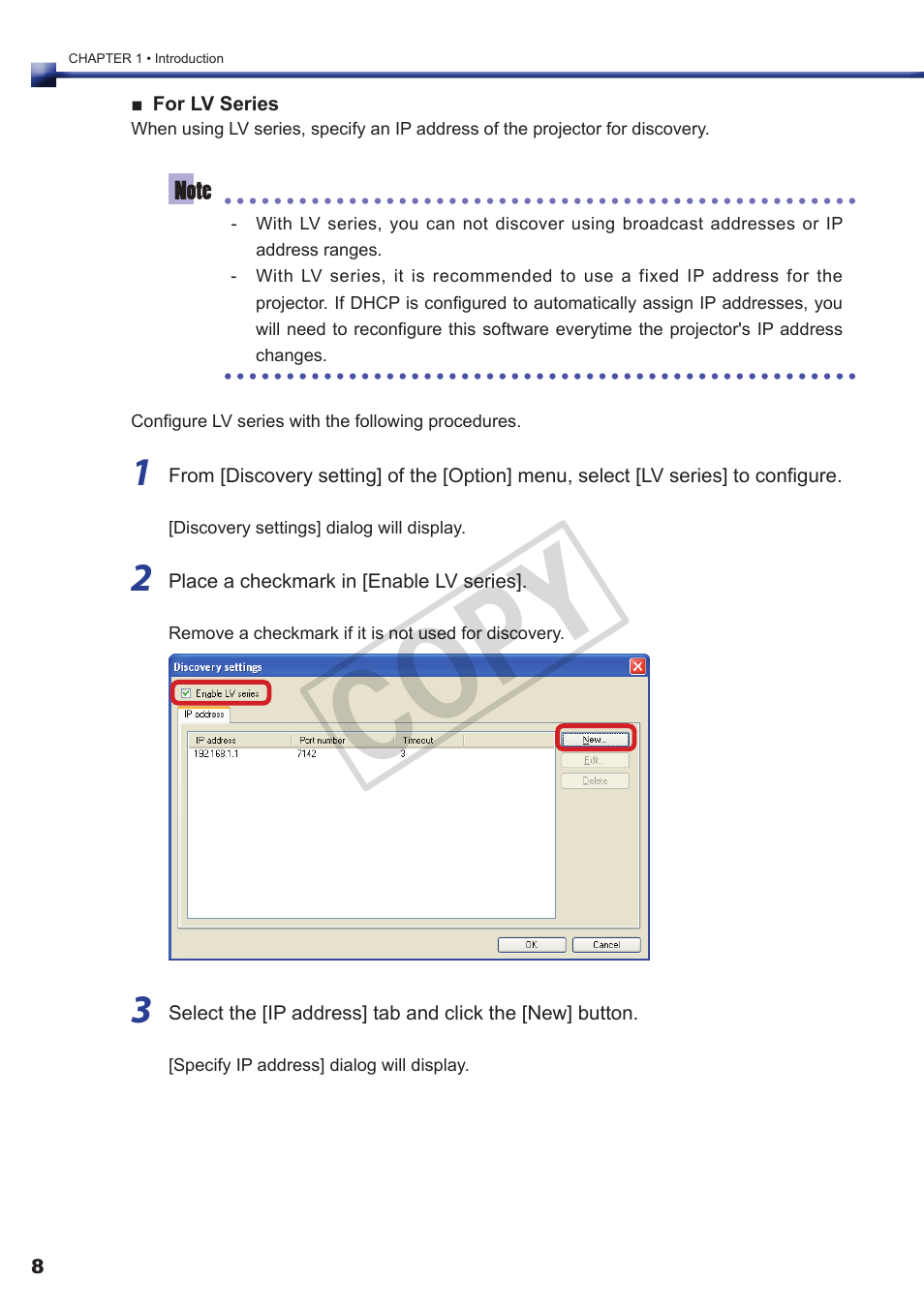 Cop y | Canon REALIS SX80 MARK II User Manual | Page 8 / 25
