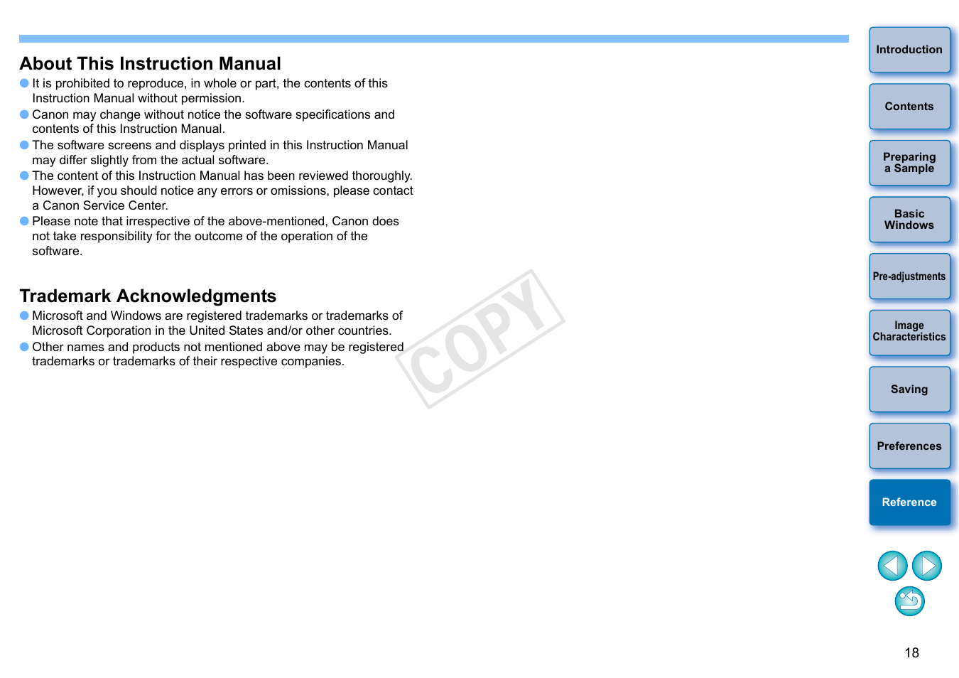 Cop y | Canon EOS Rebel T3 18-55mm IS II Lens Kit User Manual | Page 19 / 19