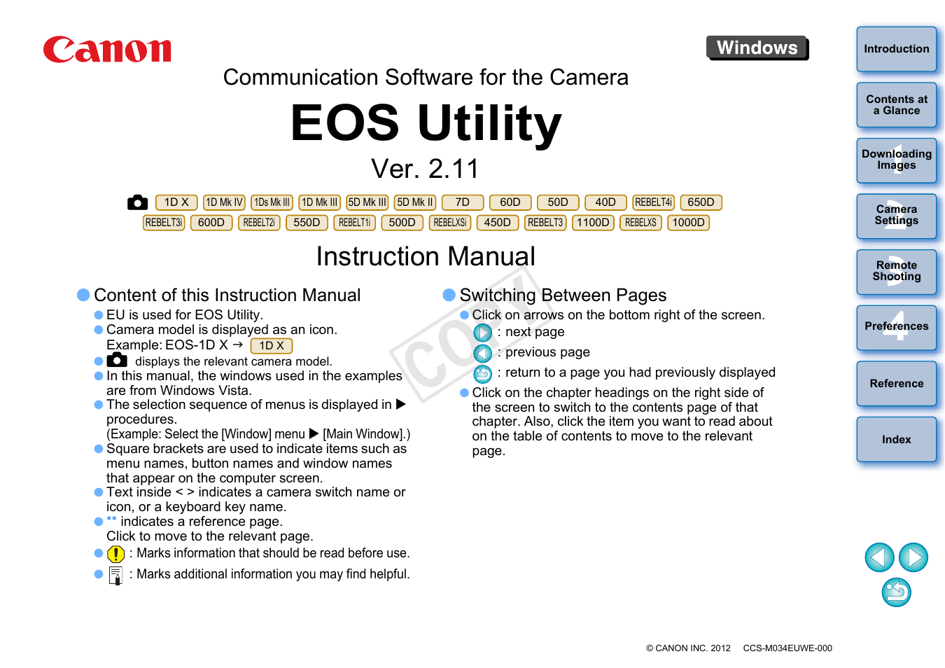 Canon EOS Rebel T3i 18-55mm IS II Lens Kit User Manual | 102 pages