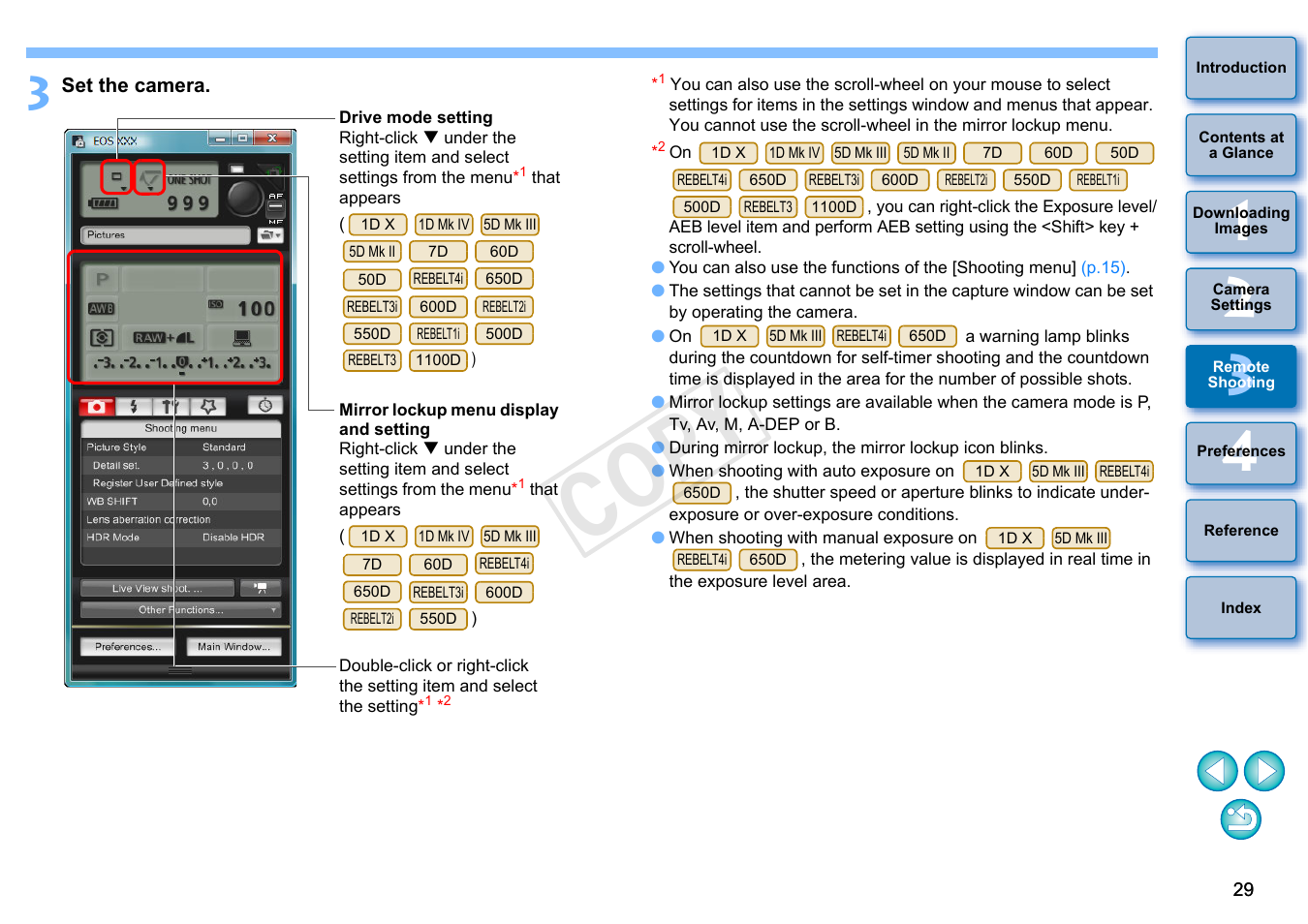 Cop y | Canon EOS Rebel T3i 18-55mm IS II Lens Kit User Manual | Page 30 / 102