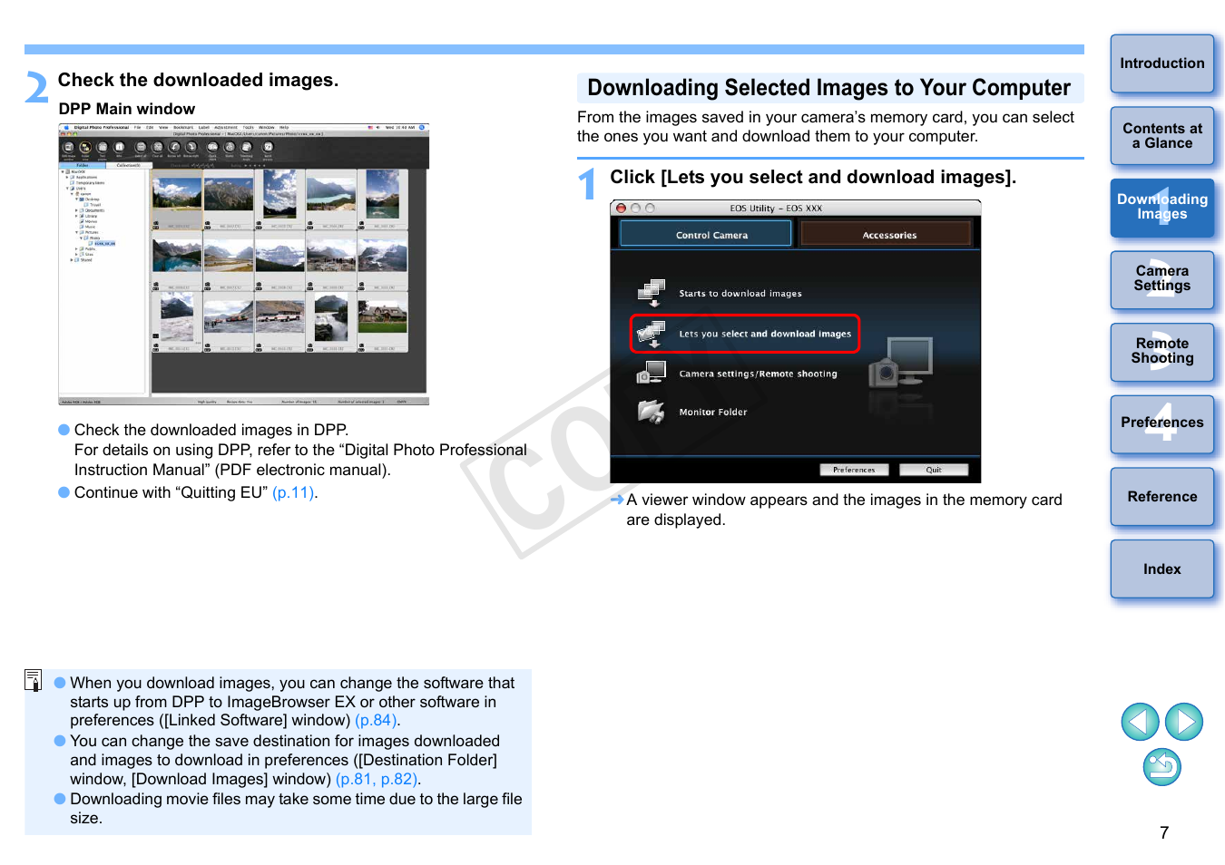 Downloading selected images to your computer, Cop y | Canon EOS Rebel T5i 18-55mm IS STM Lens Kit User Manual | Page 8 / 109