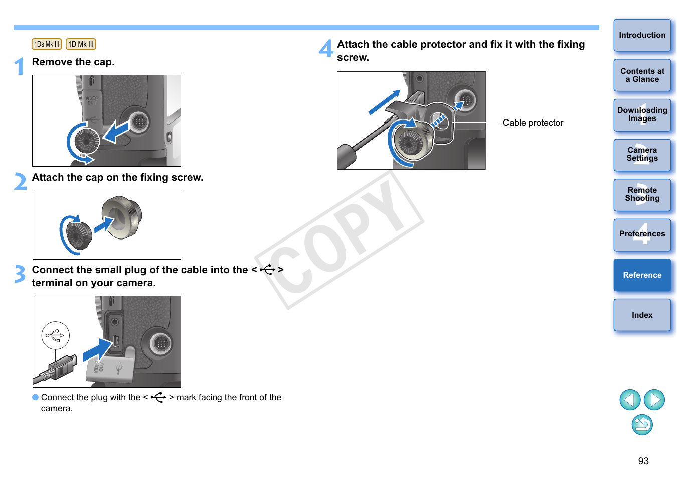 To p.93, Cop y | Canon EOS Rebel T5i 18-55mm IS STM Lens Kit User Manual | Page 94 / 109