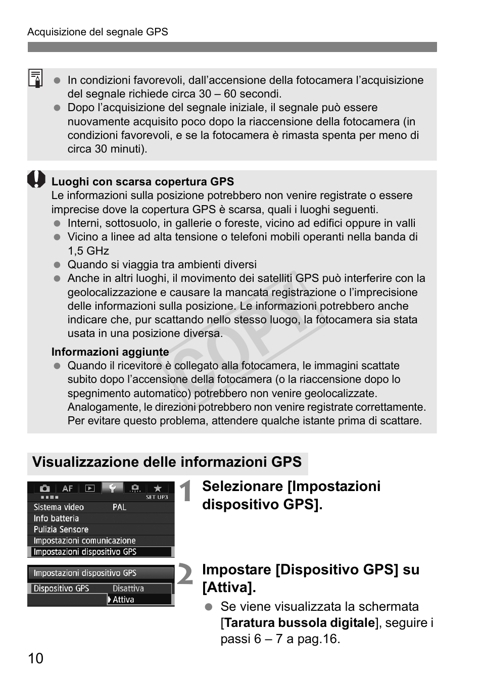 Cop y | Canon GPS Receiver GP-E1 User Manual | Page 108 / 228