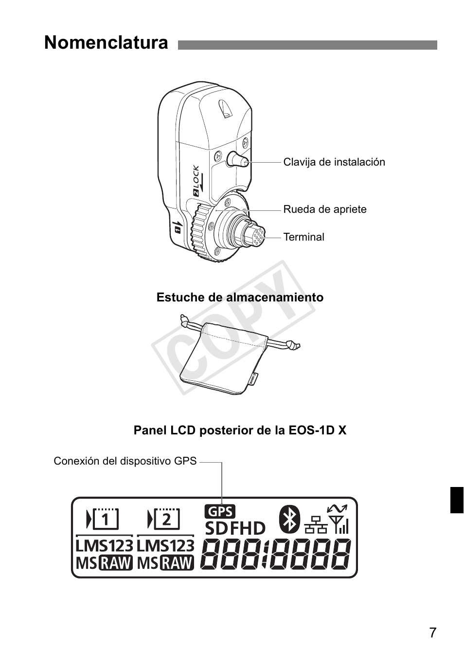 Cop y | Canon GPS Receiver GP-E1 User Manual | Page 129 / 228