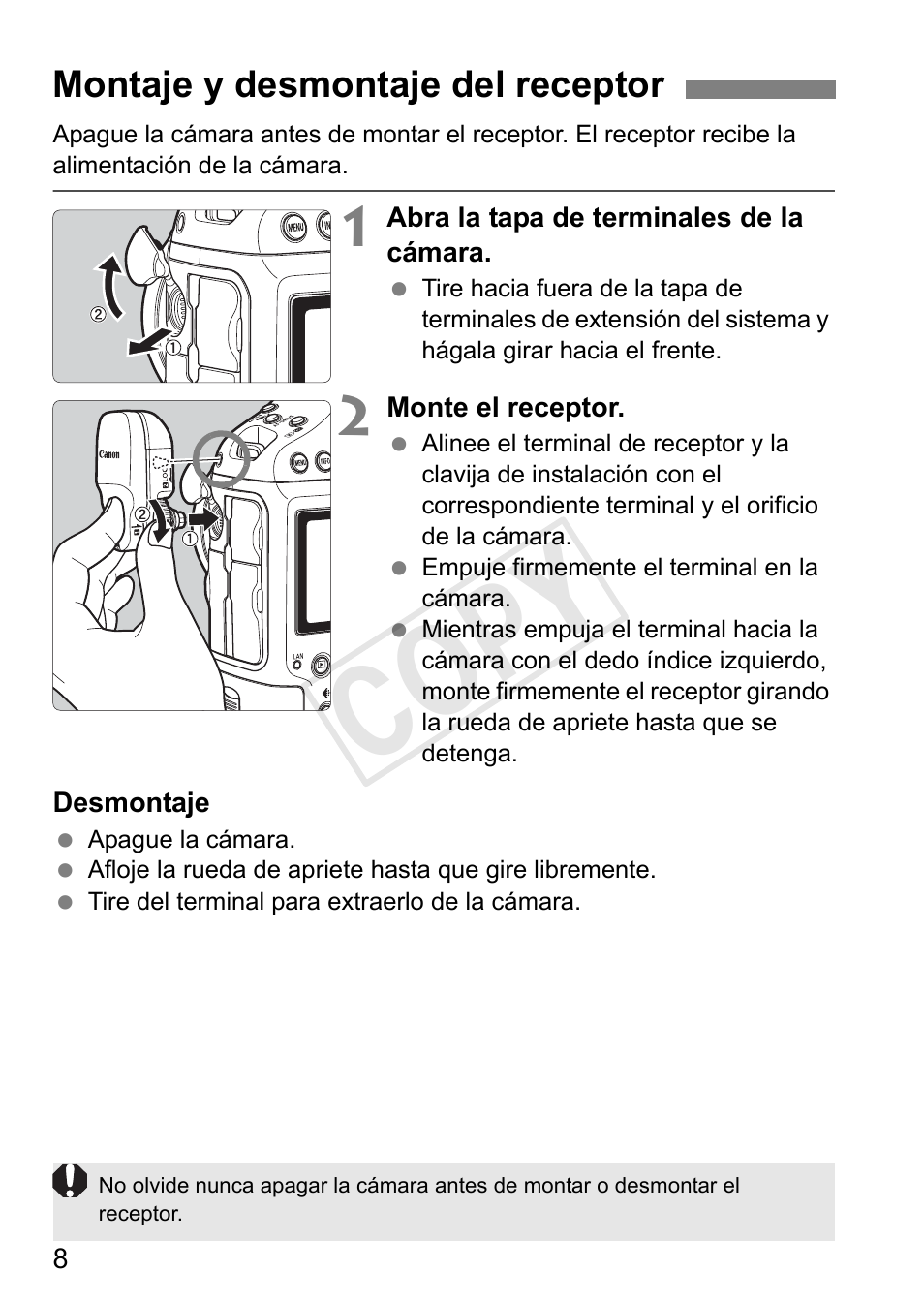 Cop y | Canon GPS Receiver GP-E1 User Manual | Page 130 / 228