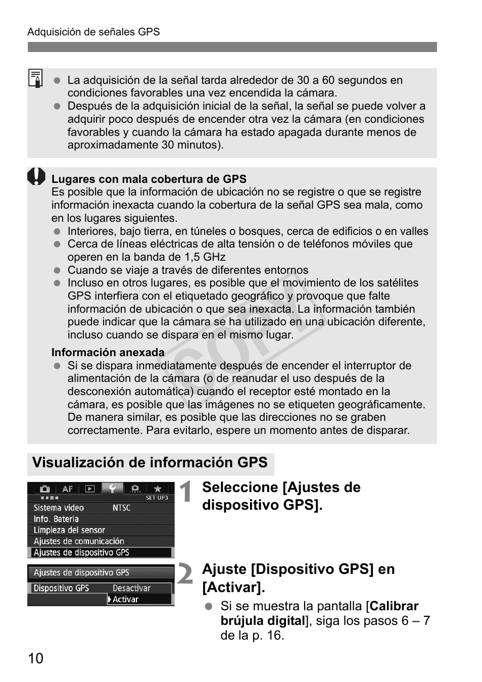 Cop y | Canon GPS Receiver GP-E1 User Manual | Page 132 / 228