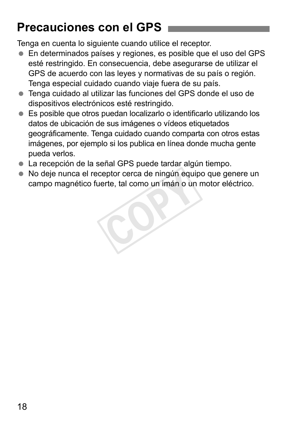 Cop y | Canon GPS Receiver GP-E1 User Manual | Page 140 / 228
