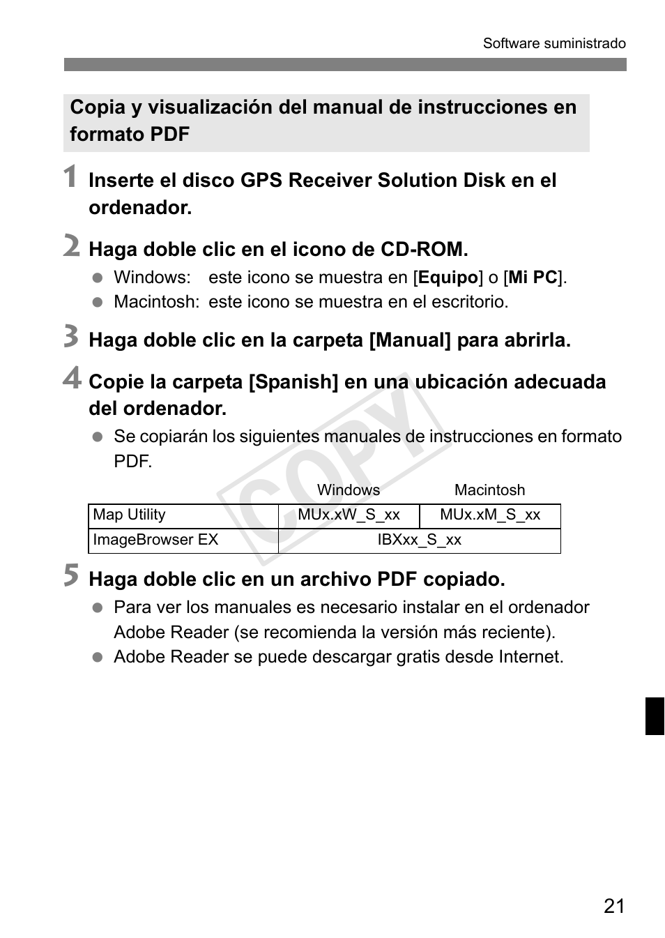 Cop y | Canon GPS Receiver GP-E1 User Manual | Page 143 / 228