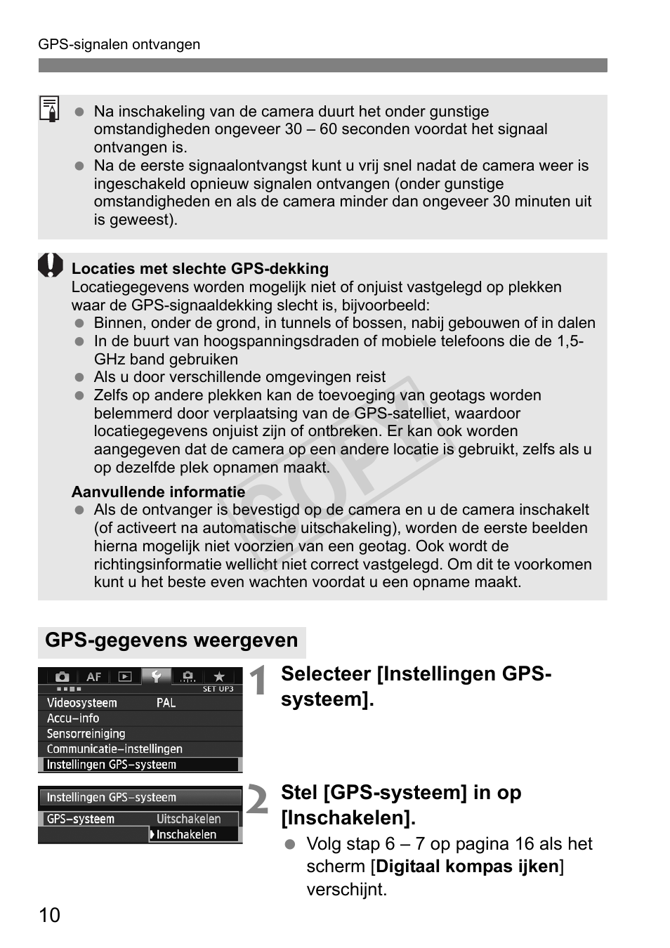 Cop y | Canon GPS Receiver GP-E1 User Manual | Page 156 / 228