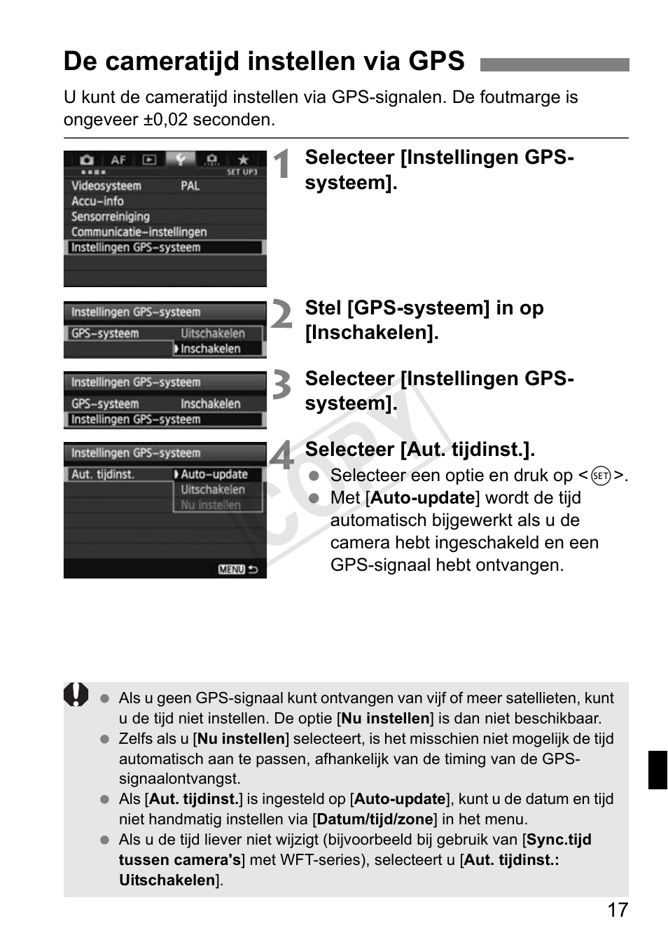 Cop y | Canon GPS Receiver GP-E1 User Manual | Page 163 / 228