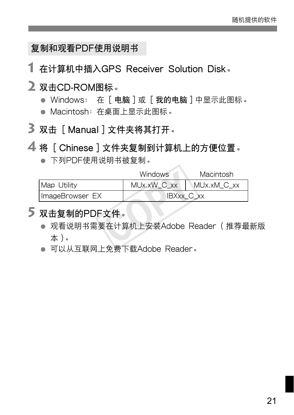 Cop y | Canon GPS Receiver GP-E1 User Manual | Page 215 / 228