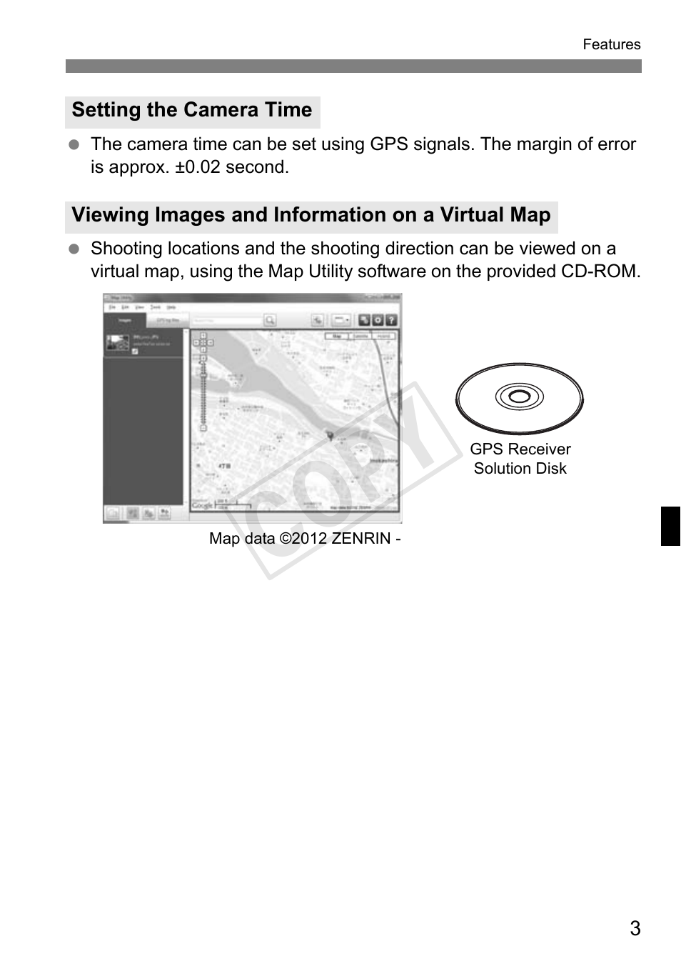 Cop y | Canon GPS Receiver GP-E1 User Manual | Page 29 / 228