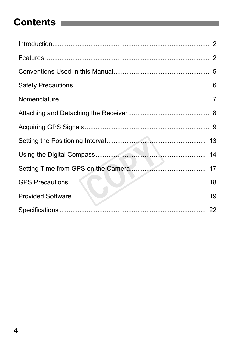 Cop y | Canon GPS Receiver GP-E1 User Manual | Page 30 / 228