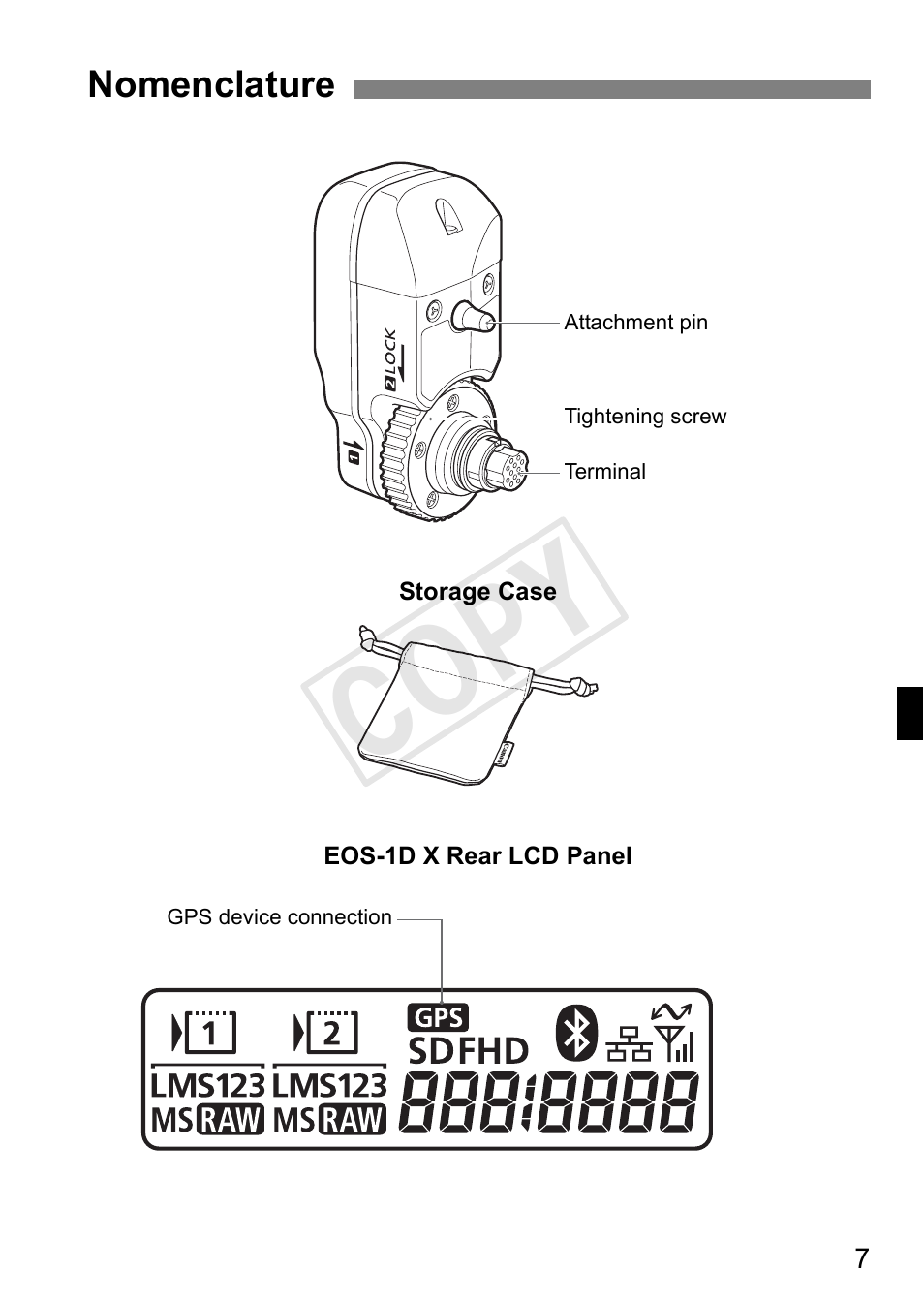 Cop y | Canon GPS Receiver GP-E1 User Manual | Page 33 / 228