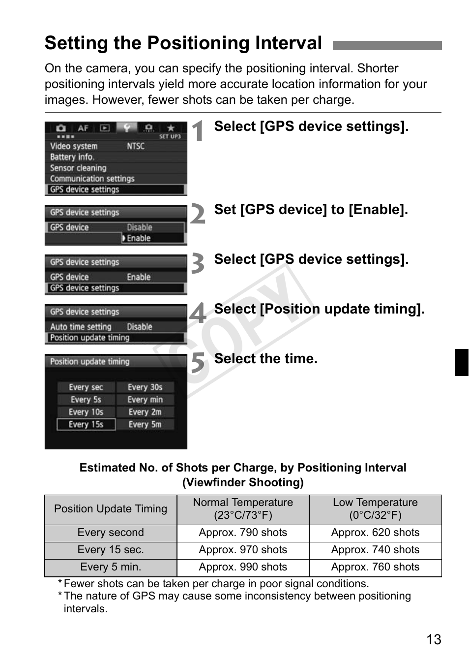 Cop y | Canon GPS Receiver GP-E1 User Manual | Page 39 / 228