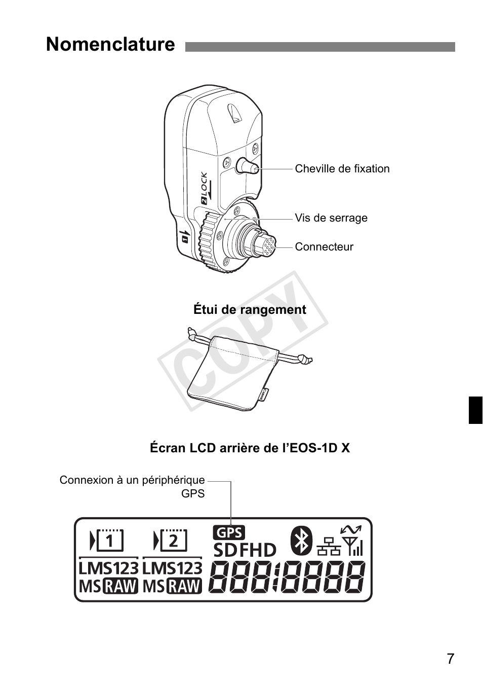 Cop y | Canon GPS Receiver GP-E1 User Manual | Page 57 / 228
