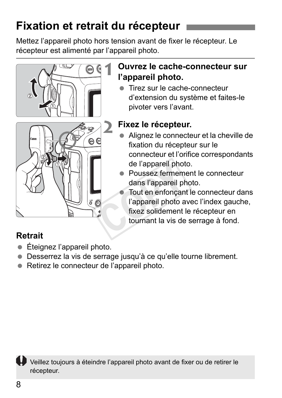 Cop y | Canon GPS Receiver GP-E1 User Manual | Page 58 / 228