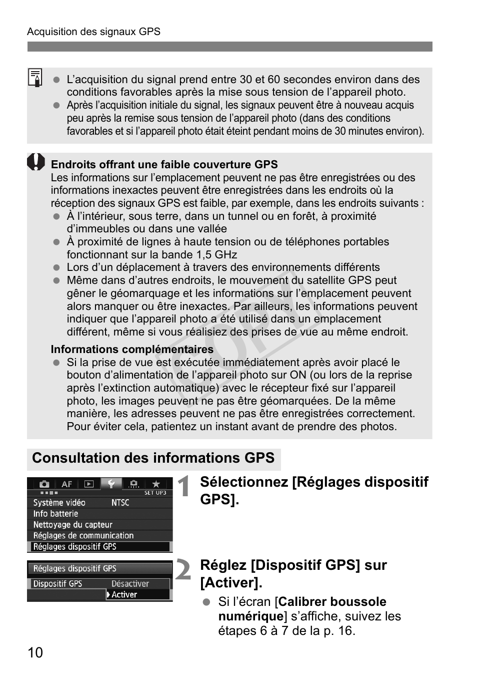 Cop y | Canon GPS Receiver GP-E1 User Manual | Page 60 / 228
