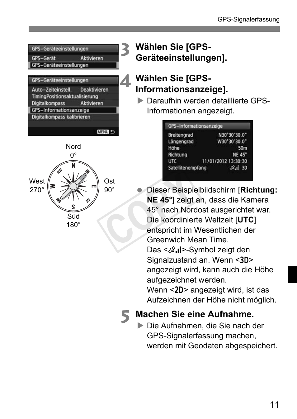 Cop y | Canon GPS Receiver GP-E1 User Manual | Page 85 / 228
