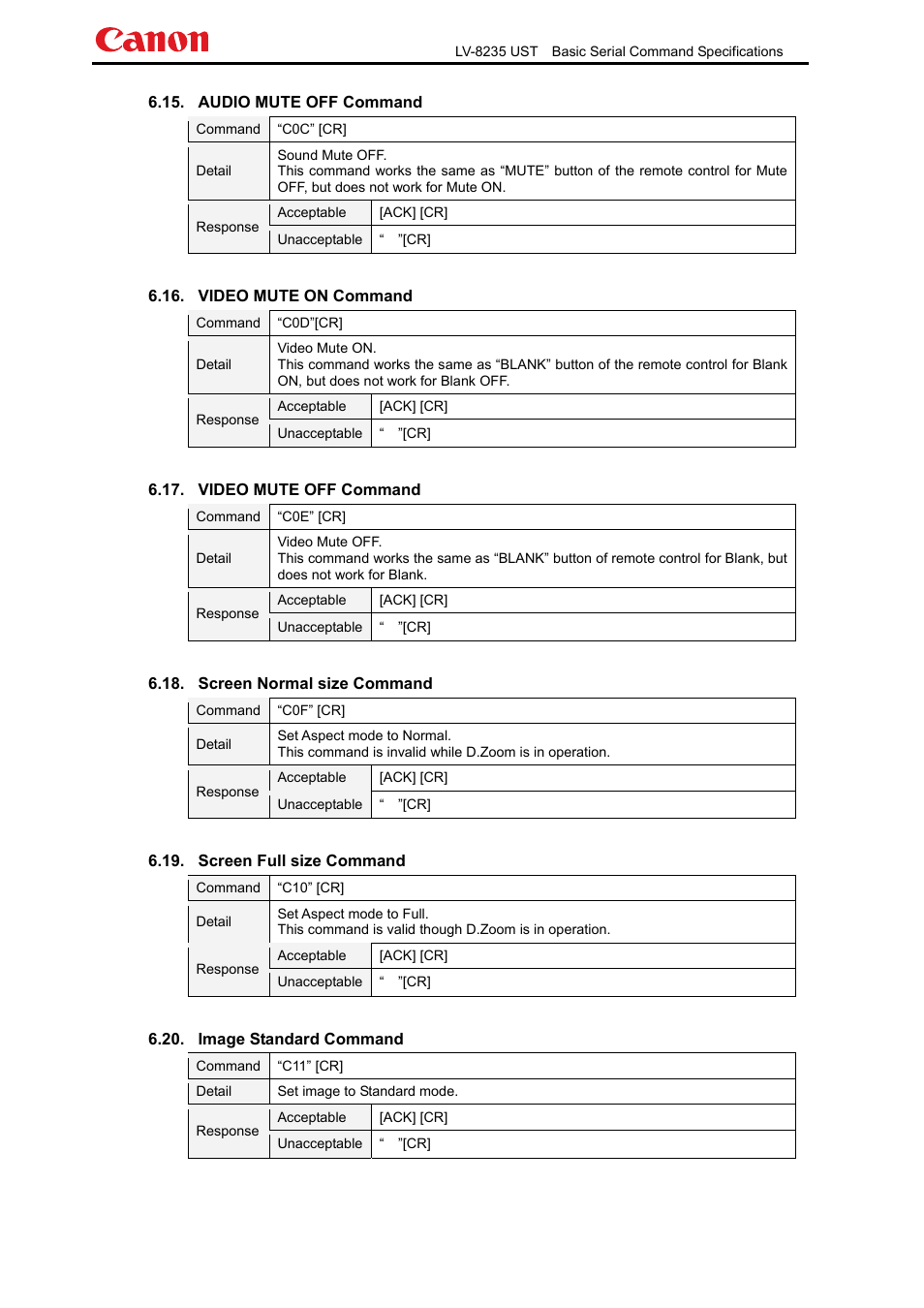 Canon LV-8235 UST User Manual | Page 14 / 26