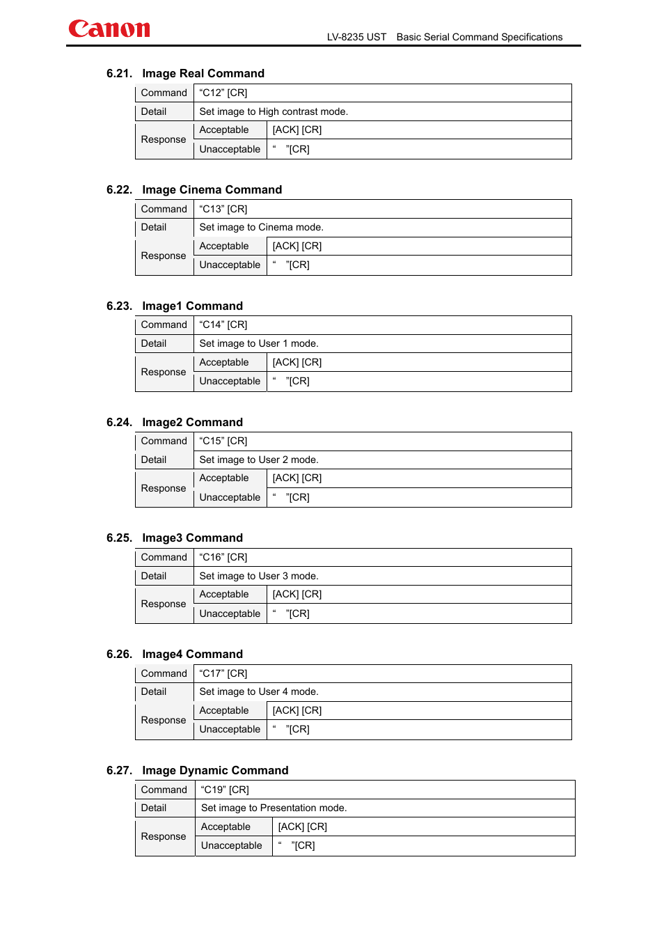 Canon LV-8235 UST User Manual | Page 15 / 26