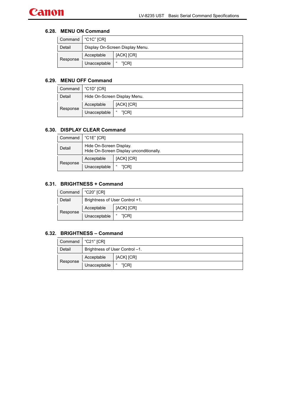 Canon LV-8235 UST User Manual | Page 16 / 26