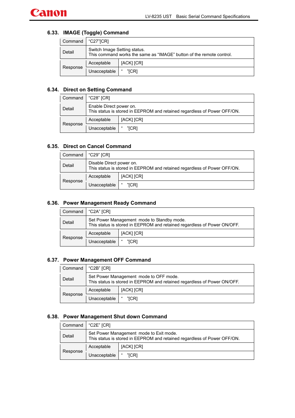 Canon LV-8235 UST User Manual | Page 17 / 26