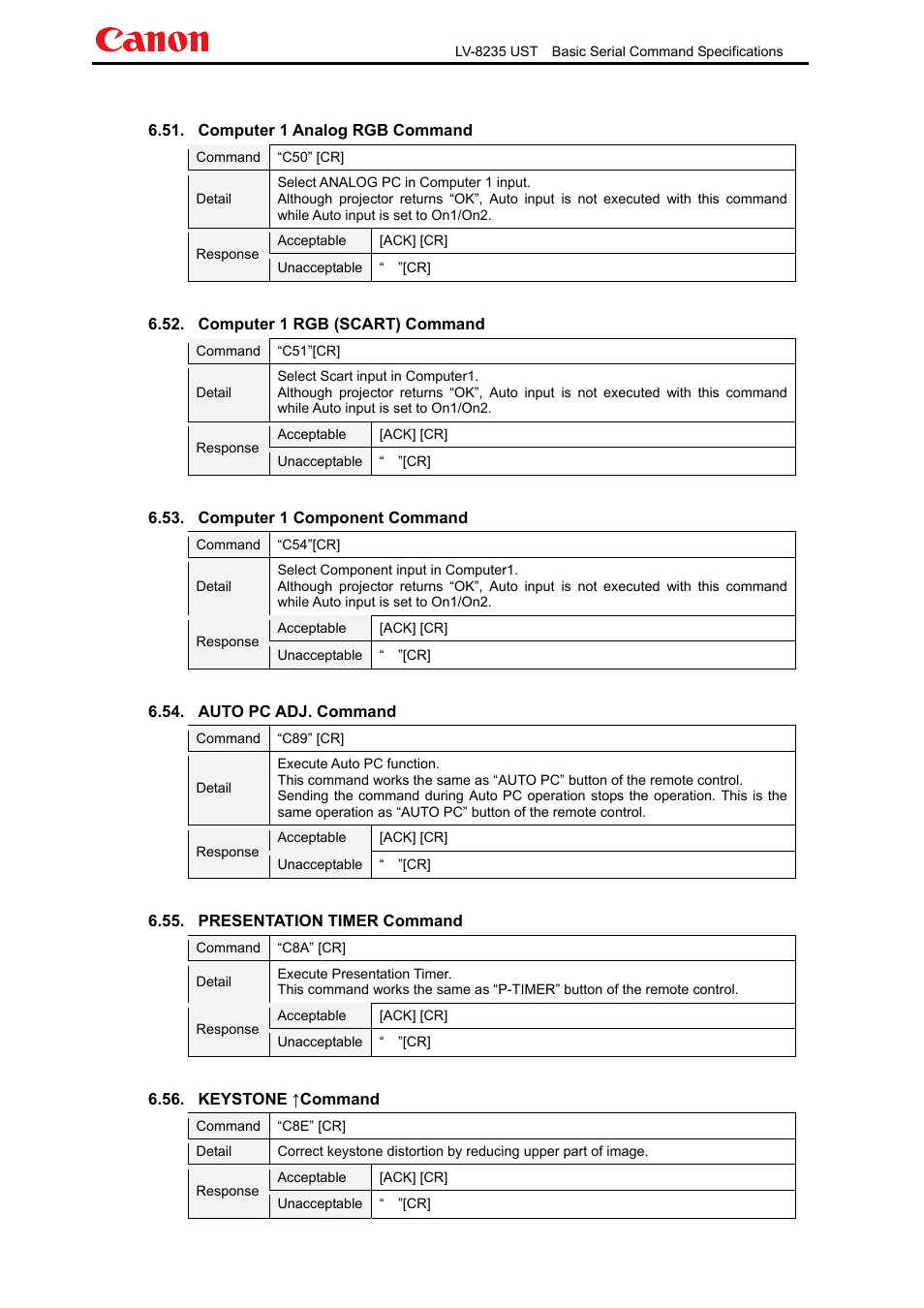 Canon LV-8235 UST User Manual | Page 20 / 26