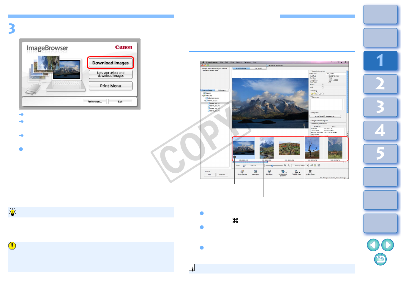 Viewing an image, Cop y | Canon EOS Rebel T3i 18-55mm IS II Lens Kit User Manual | Page 10 / 89
