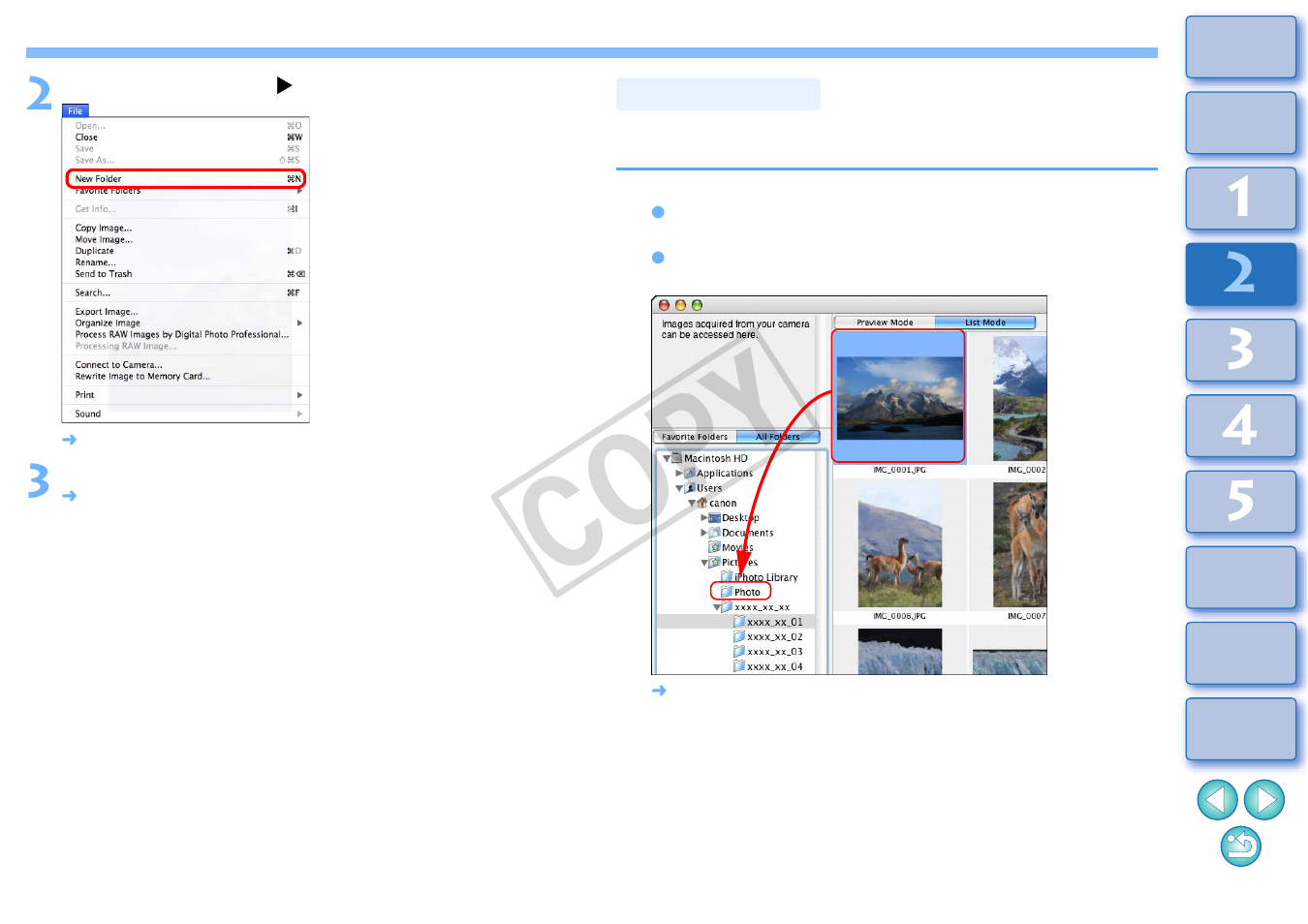Moving images, Cop y | Canon EOS Rebel T3i 18-55mm IS II Lens Kit User Manual | Page 24 / 89