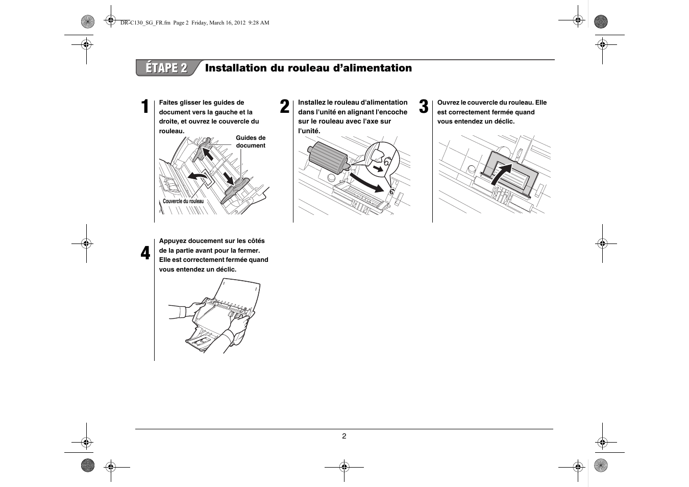 Canon imageFORMULA DR-C130 Document Scanner User Manual | Page 19 / 50