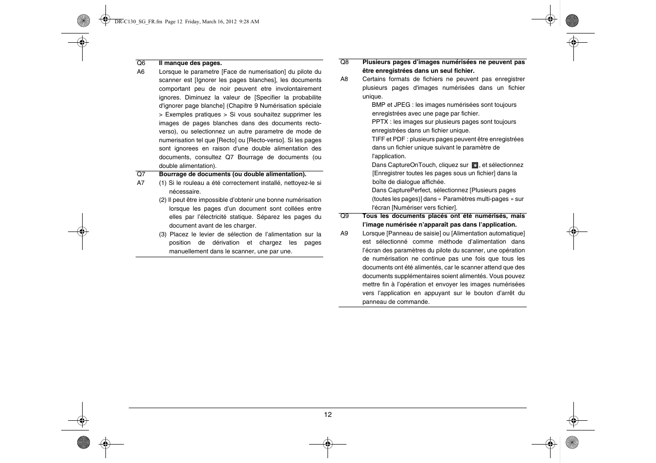 Canon imageFORMULA DR-C130 Document Scanner User Manual | Page 29 / 50