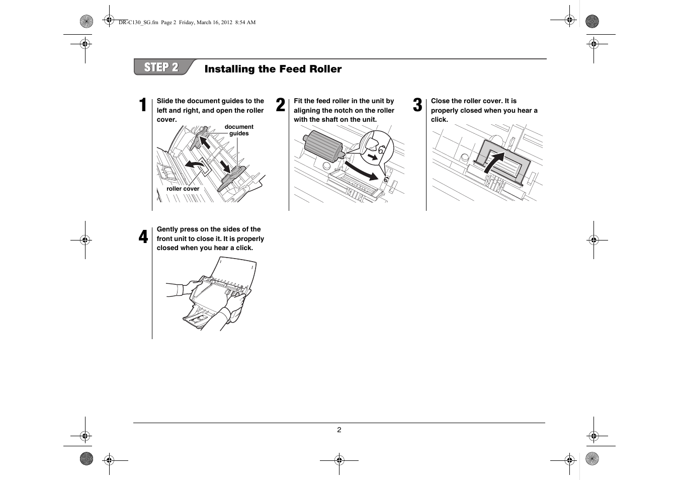 Canon imageFORMULA DR-C130 Document Scanner User Manual | Page 3 / 50