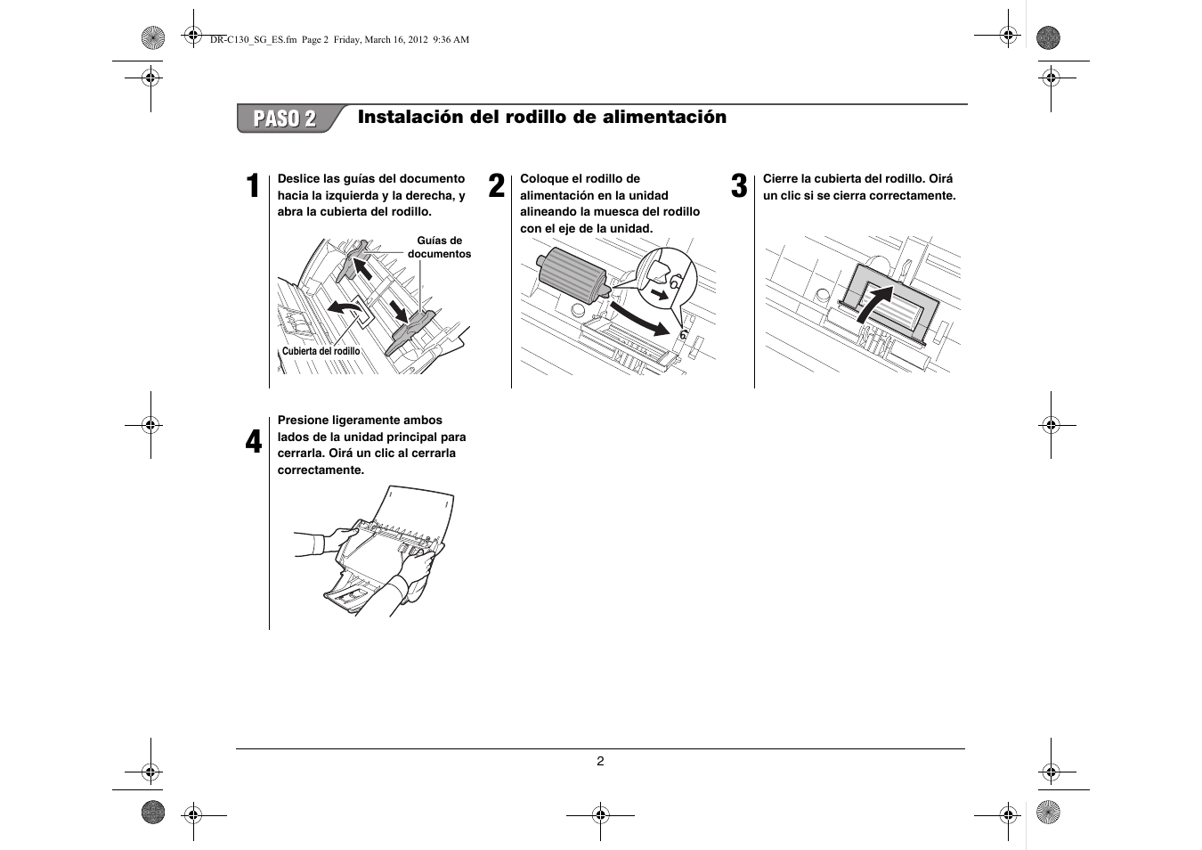 Canon imageFORMULA DR-C130 Document Scanner User Manual | Page 35 / 50