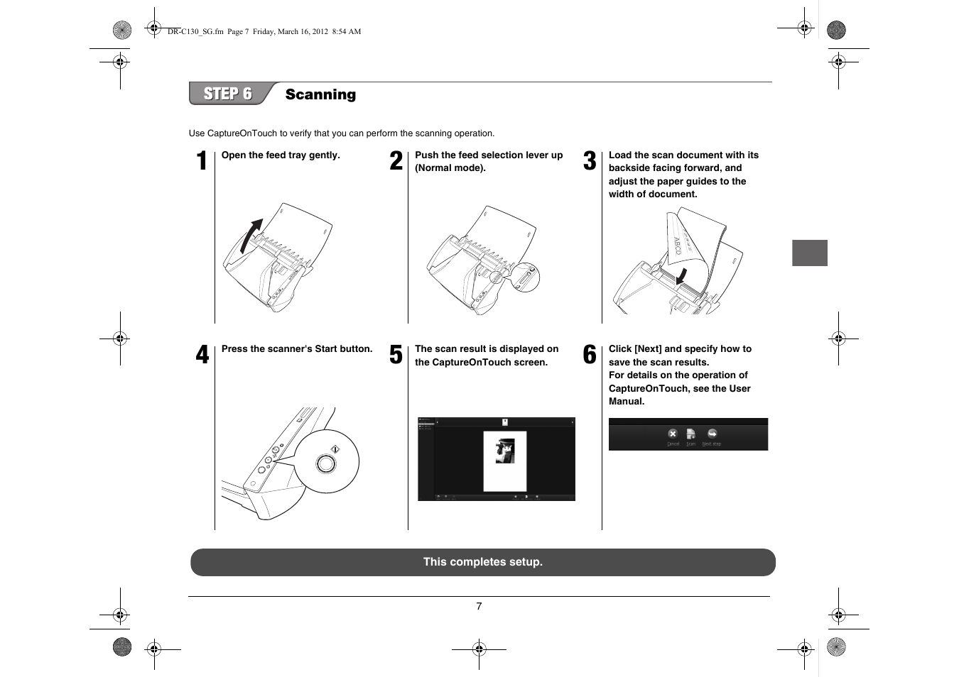 Canon imageFORMULA DR-C130 Document Scanner User Manual | Page 8 / 50