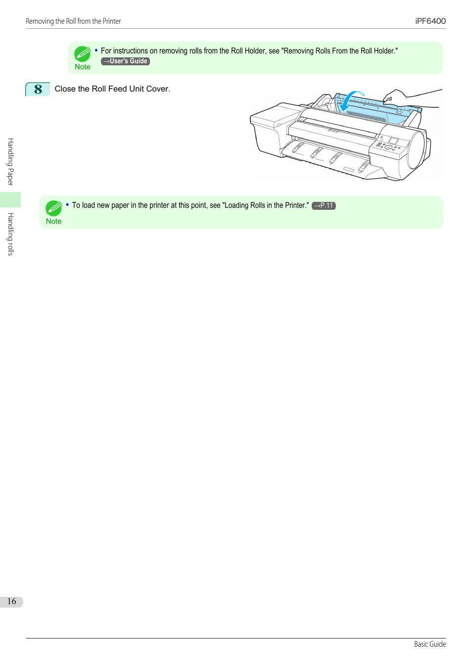 Canon imagePROGRAF iPF6400 User Manual | Page 16 / 142
