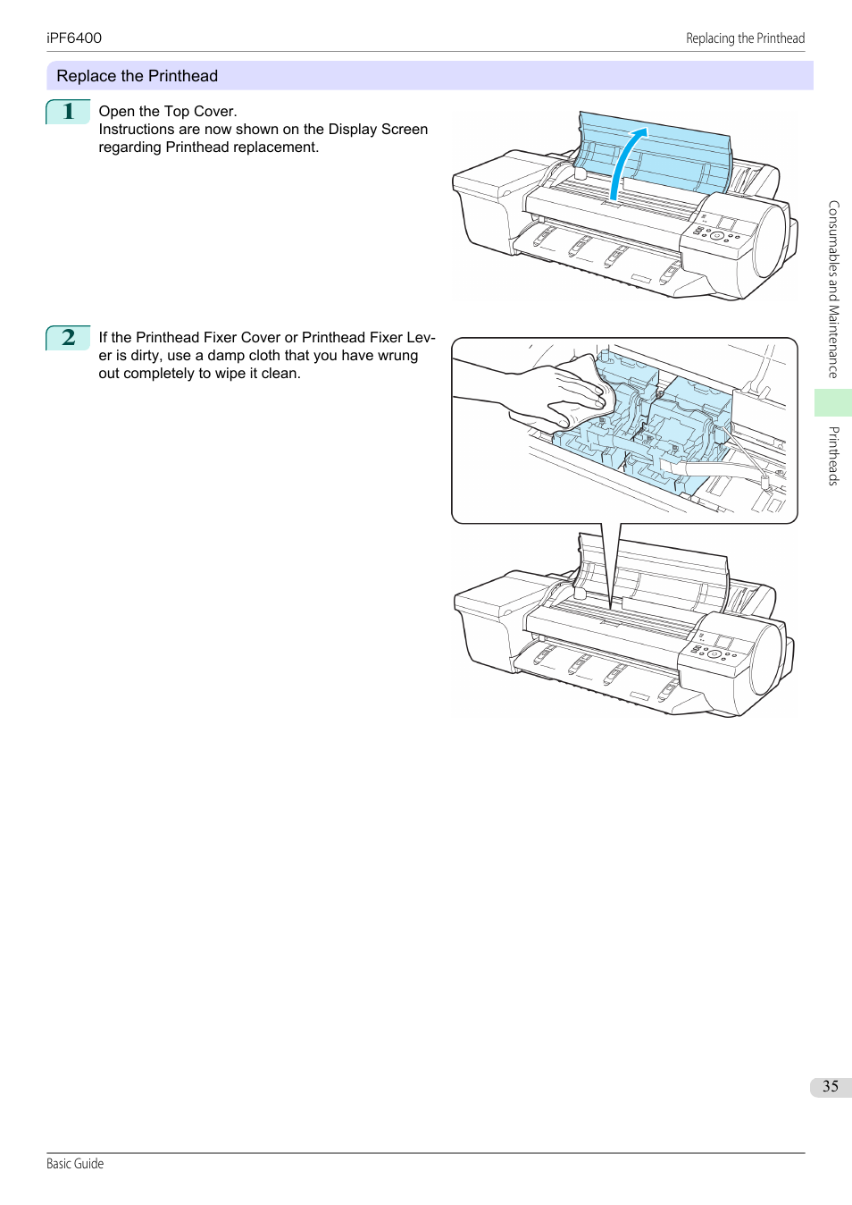 Canon imagePROGRAF iPF6400 User Manual | Page 35 / 142