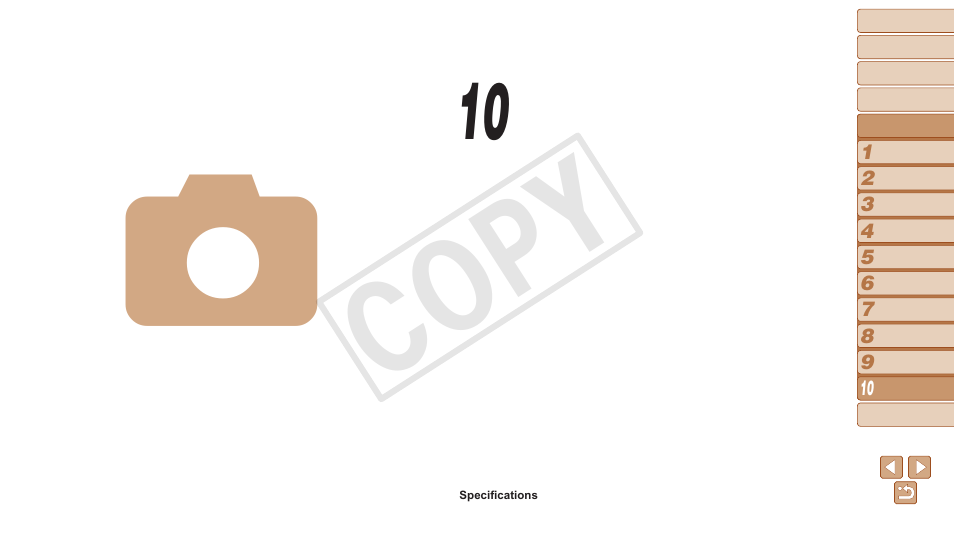 Appendix, Cop y | Canon PowerShot N User Manual | Page 118 / 135