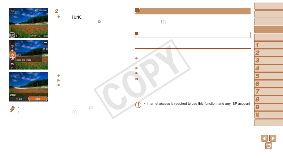 Included software, pdf manuals, Included software, pdf, Manuals | Cop y | Canon PowerShot N User Manual | Page 19 / 135