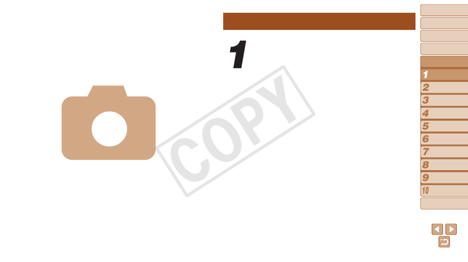 Advanced guide, Camera basics, Cop y | Canon PowerShot N User Manual | Page 25 / 135